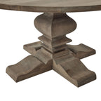 HILL INTERIORS Copgrove Handcrafted Round Pedestal Dining Table, Ø 150 cm