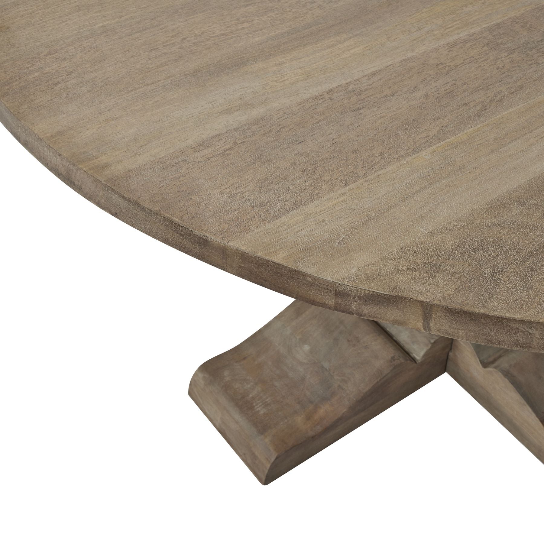 HILL INTERIORS Copgrove Handcrafted Round Pedestal Dining Table, Ø 150 cm