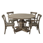 HILL INTERIORS Copgrove Handcrafted Round Pedestal Dining Table, Ø 150 cm