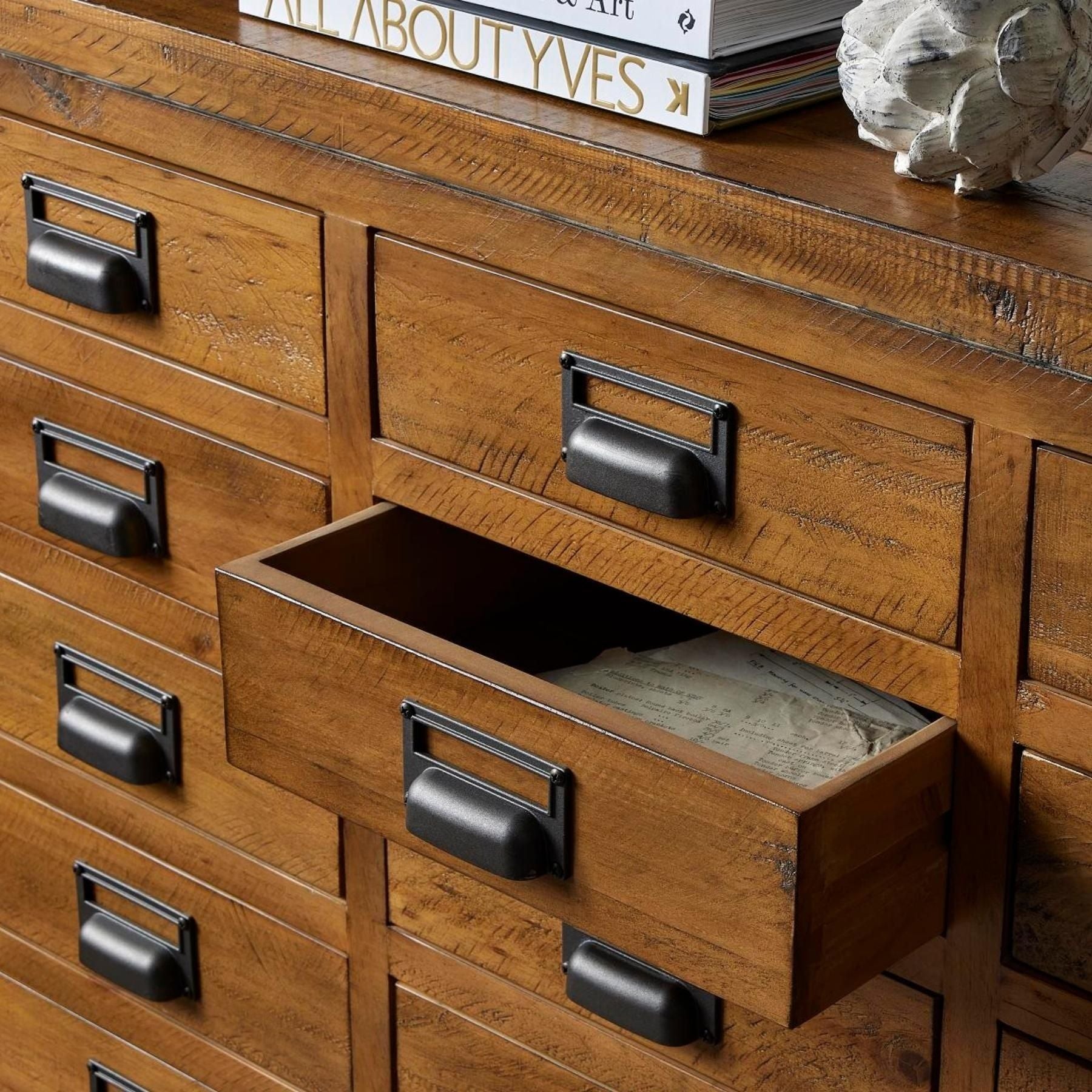 HILL INTERIORS Draftsman 20-Drawer Merchant Chest 4