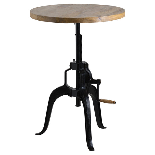 HILL INTERIORS Draftsman Adjustable Bar Bistro Table 1