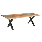 HILL INTERIORS Live Edge Collection Large River Dining Table, 8 People, 240 x 100 cm