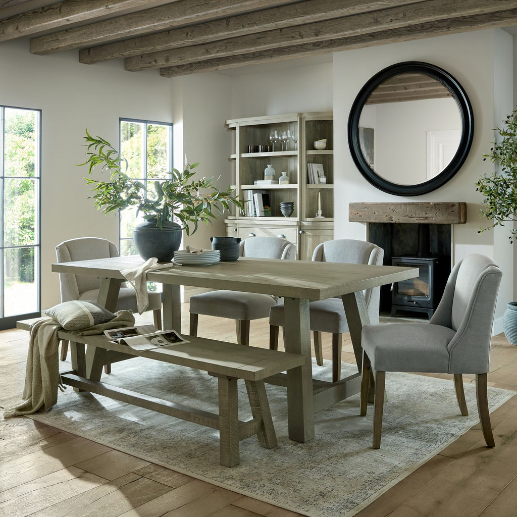 HILL INTERIORS Saltaire Large Rectangular Dining Table in Pine Wood, 200 x 100 cm