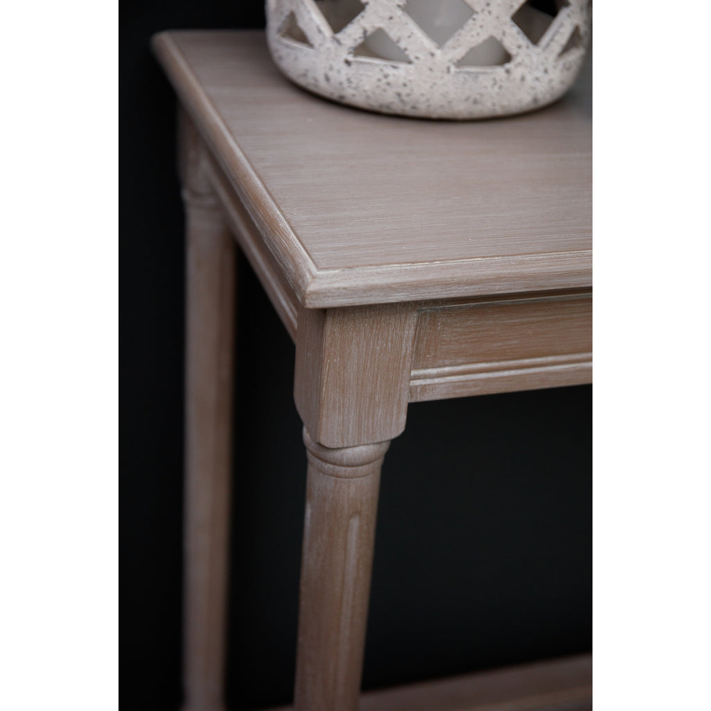 HILL INTERIORS Serene Rattan Large Console Table in Wood, 160 x 80 x 40 cm