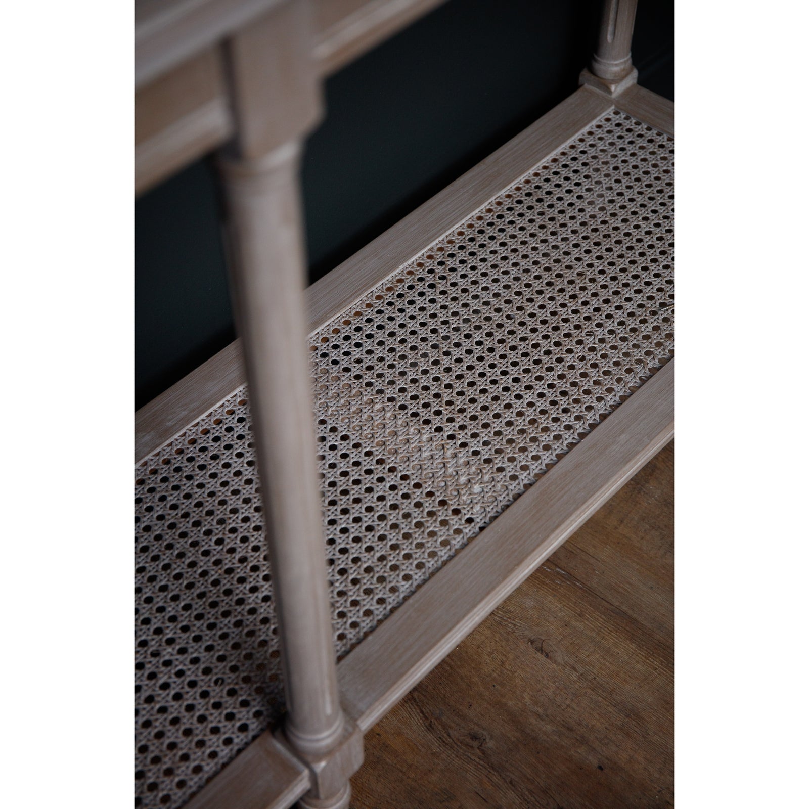 HILL INTERIORS Serene Rattan Large Console Table in Wood, 160 x 80 x 40 cm
