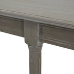 HILL INTERIORS Serene Rattan Large Console Table in Wood, 160 x 80 x 40 cm
