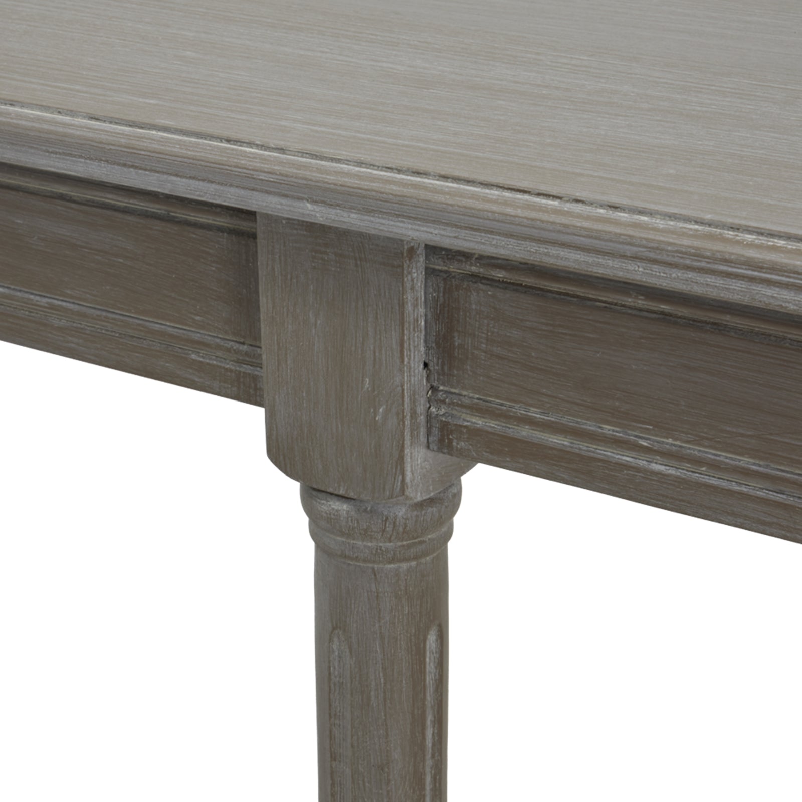HILL INTERIORS Serene Rattan Large Console Table in Wood, 160 x 80 x 40 cm