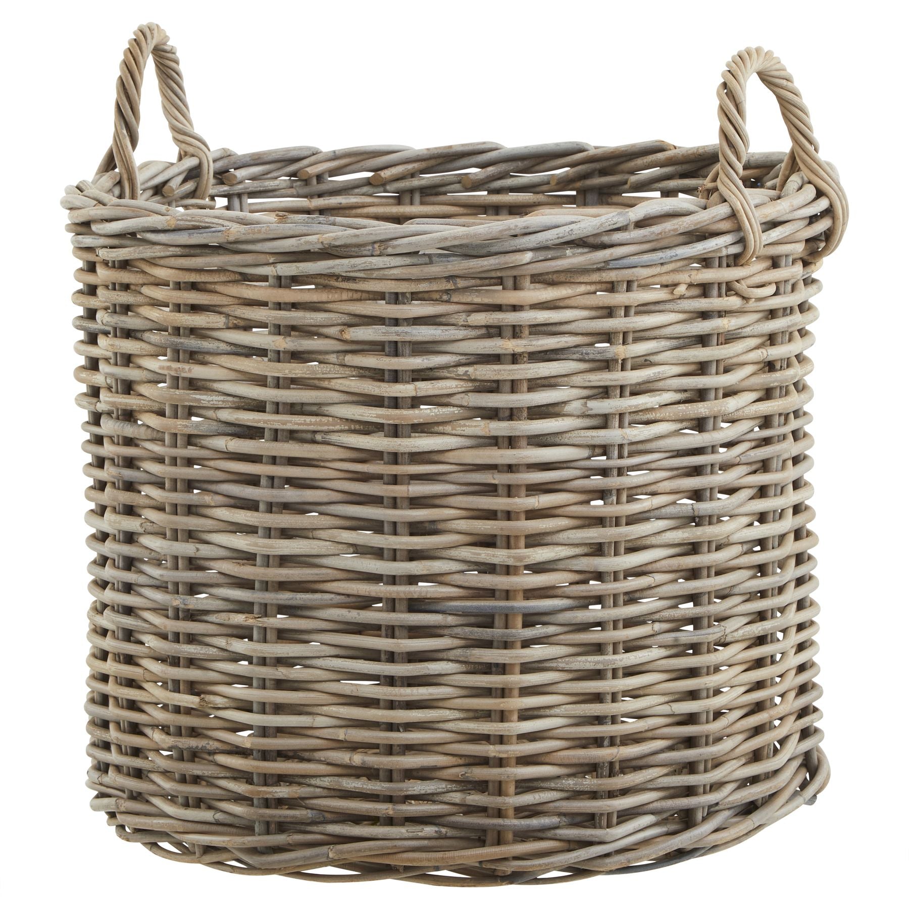HILL INTERIORS Set of 3 Kubu Rattan Round Storage Baskets 5