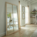 HILL INTERIORS Washed Wood XL Window Mirror, 170x112 cm 2