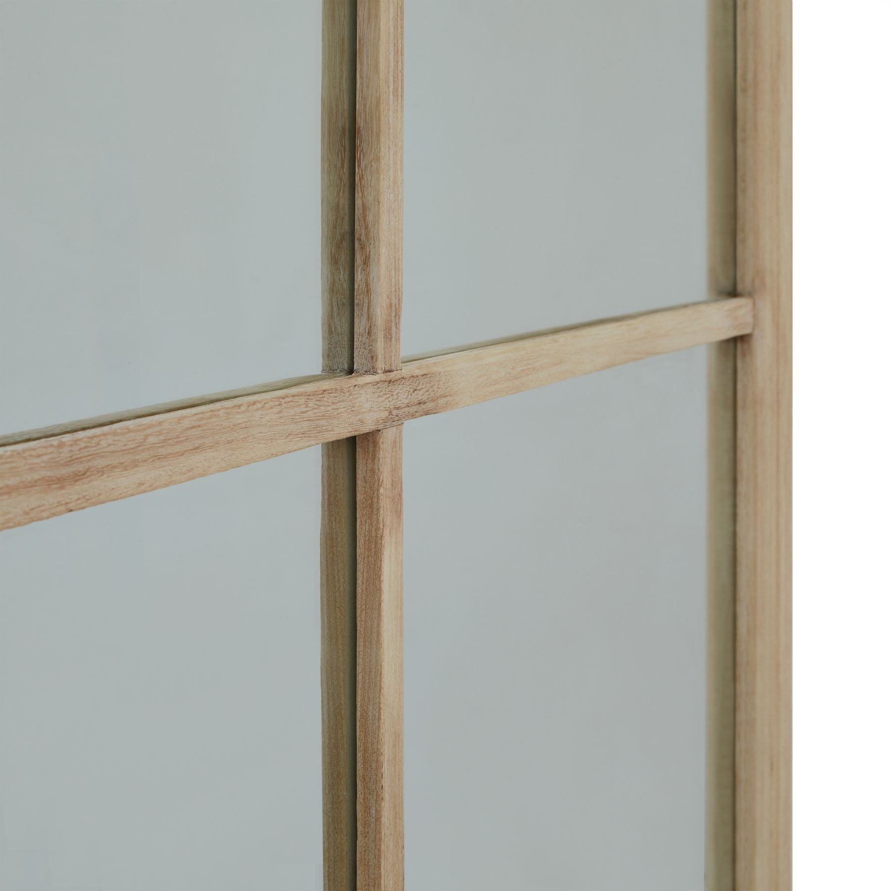 HILL INTERIORS Washed Wood XL Window Mirror, 170x112 cm 4