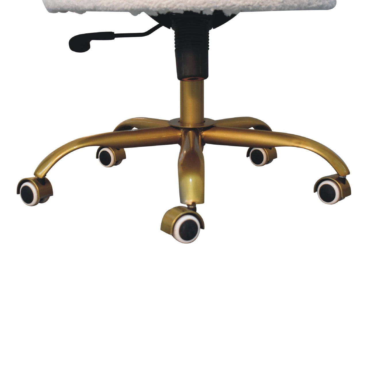 ARTISAN FURNITURE Handcrafted White Boucle Swivel Chair/Desk Chair, B-Corp Certified (LAST ONE!) - Regina Luxury Interiors