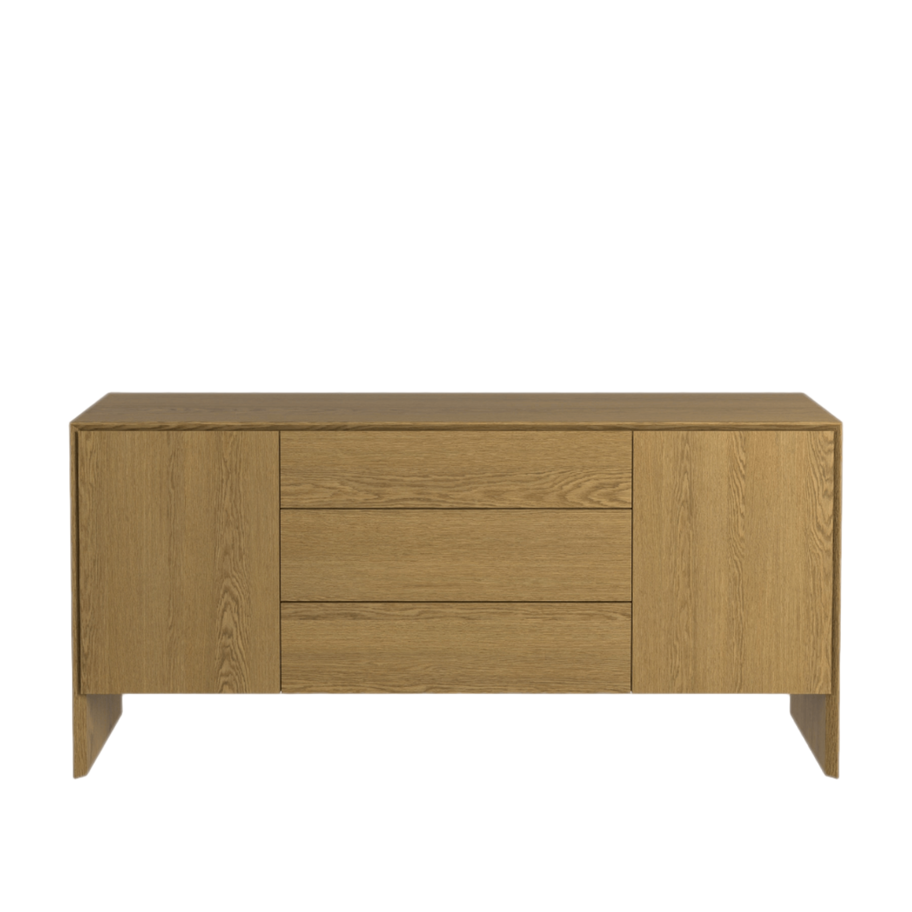 LAURA ASHLEY Ammanford | 2-Door 3-Drawer Sideboard | Oak