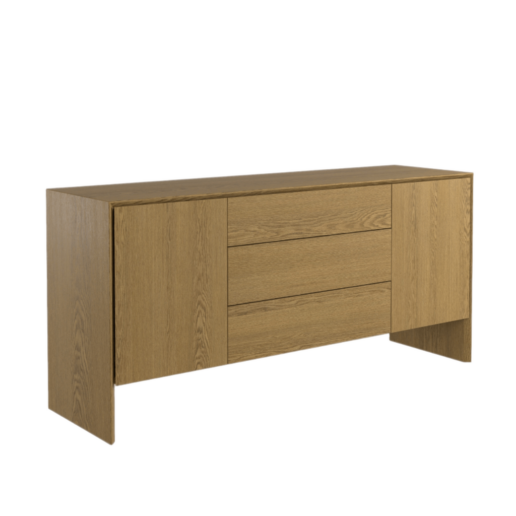 LAURA ASHLEY Ammanford | 2-Door 3-Drawer Sideboard | Oak