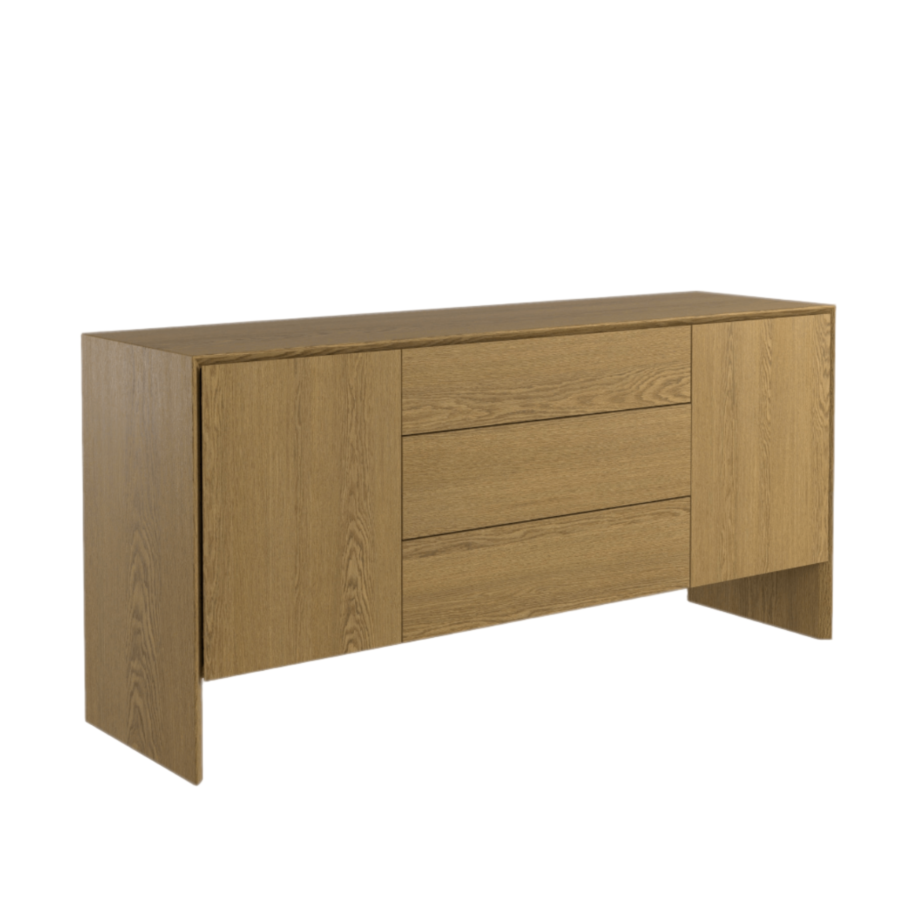 LAURA ASHLEY Ammanford | 2-Door 3-Drawer Sideboard | Oak