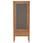 LAURA ASHLEY Balmoral 1-Door 1-Drawer Honey Display Unit in Birch