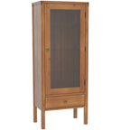 LAURA ASHLEY Balmoral 1-Door 1-Drawer Honey Display Unit in Birch