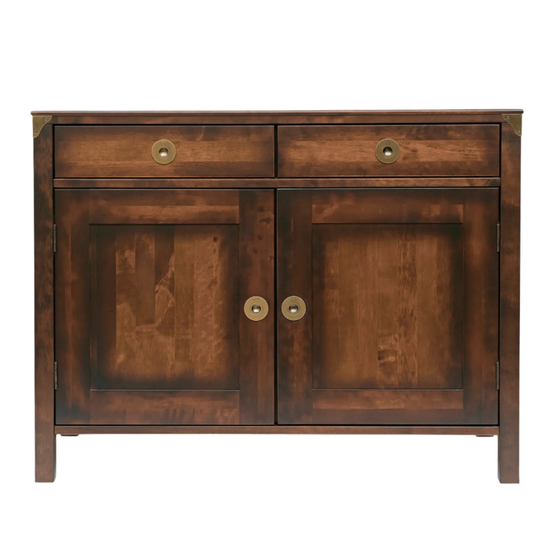 LAURA ASHLEY Balmoral 2-Door 2-Drawer Dark Chestnut Sideboard 110 x 85 x 45 cm