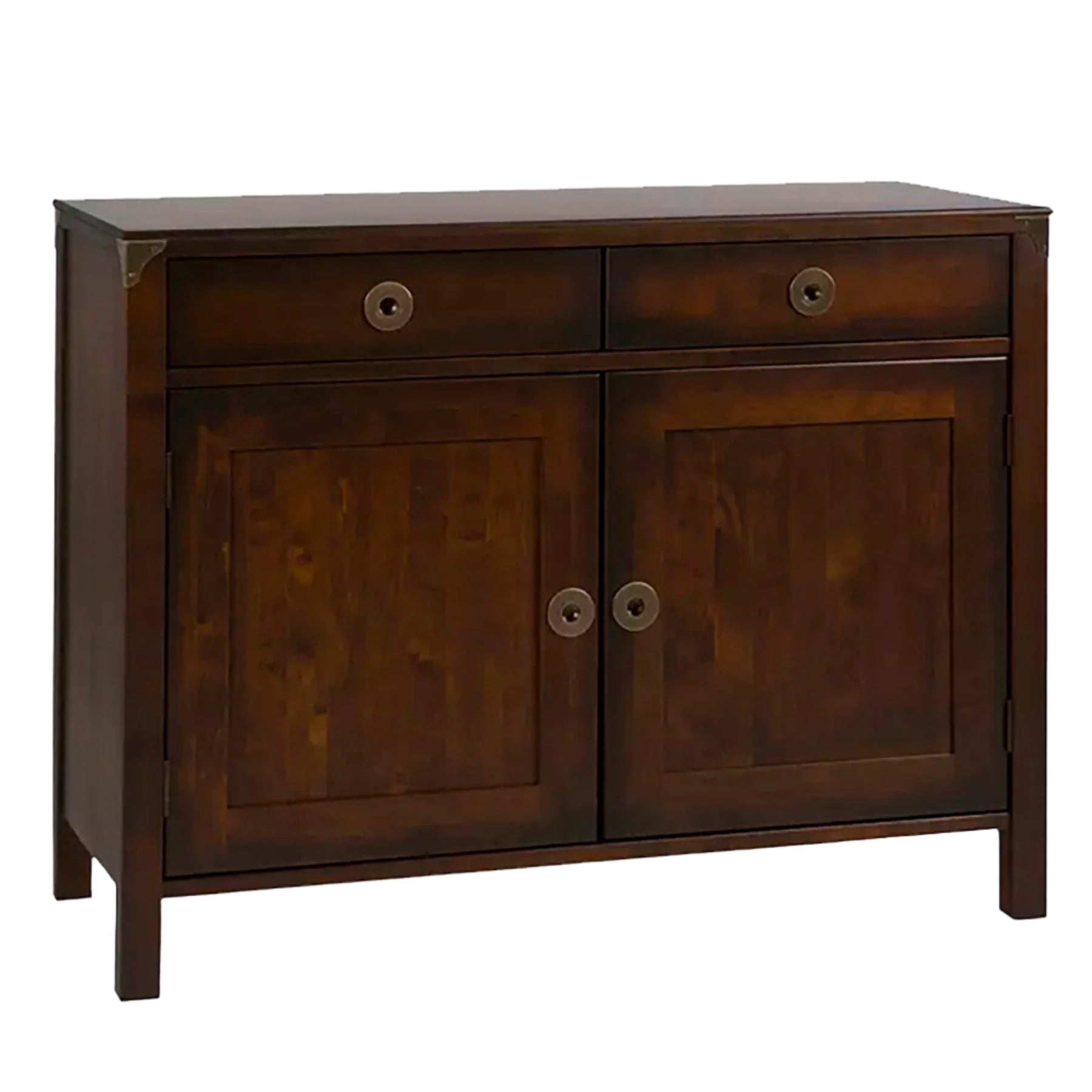 LAURA ASHLEY Balmoral 2-Door 2-Drawer Dark Chestnut Sideboard 110 x 85 x 45 cm