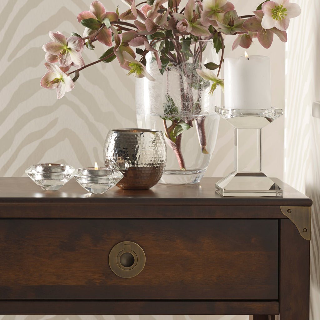 LAURA ASHLEY Balmoral 2-Drawer Dark Chestnut Console Table in Birch, 100 x 35 cm