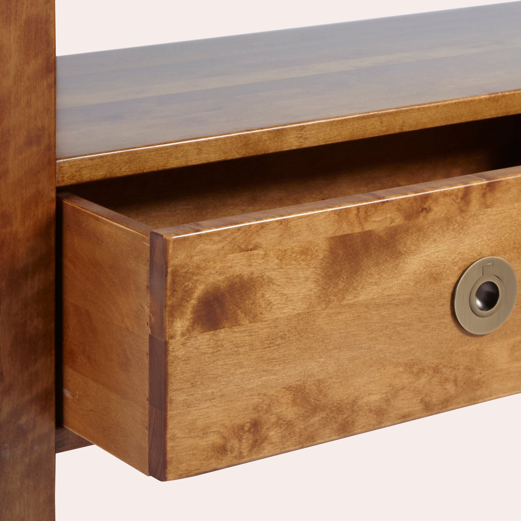 LAURA ASHLEY Balmoral 2-Drawer Honey Corner TV Unit in Birch