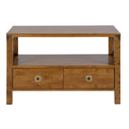 LAURA ASHLEY Balmoral 2-Drawer Honey TV Unit in Birch
