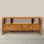 LAURA ASHLEY Balmoral 2-Drawer Honey TV Unit in Birch