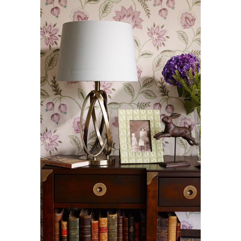 LAURA ASHLEY Balmoral 3-Drawer Dark Chestnut Triple Console Table in Birch