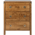 LAURA ASHLEY Balmoral 3-Drawer Honey Chest of Drawers in Birch 1