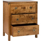 LAURA ASHLEY Balmoral 3-Drawer Honey Chest of Drawers in Birch 4
