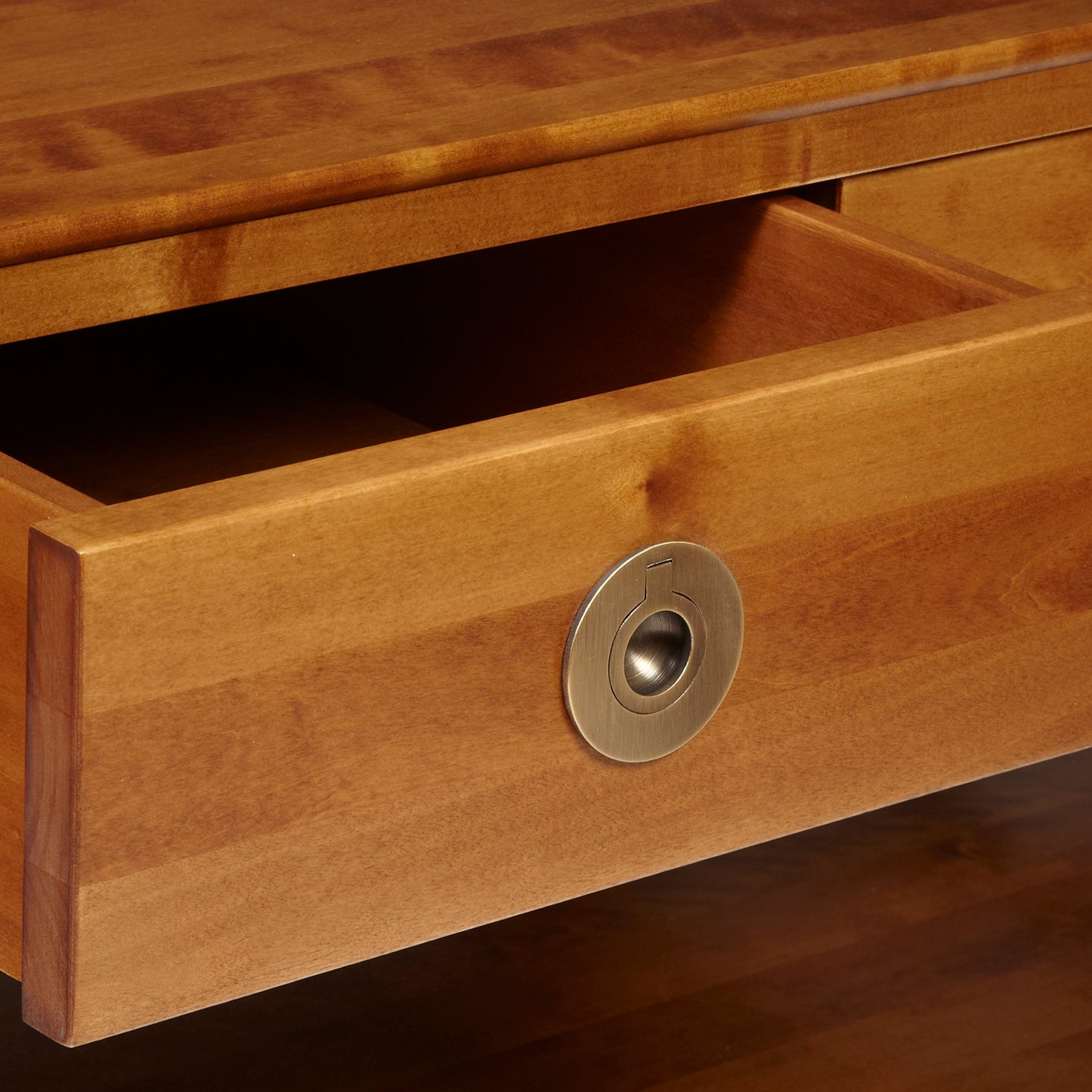 LAURA ASHLEY Balmoral 3-Drawer Honey Coffee Table in Birch,110 x 60 x 47 cm
