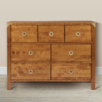 LAURA ASHLEY Balmoral 7-Drawer Honey Chest of Drawers in Birch 2