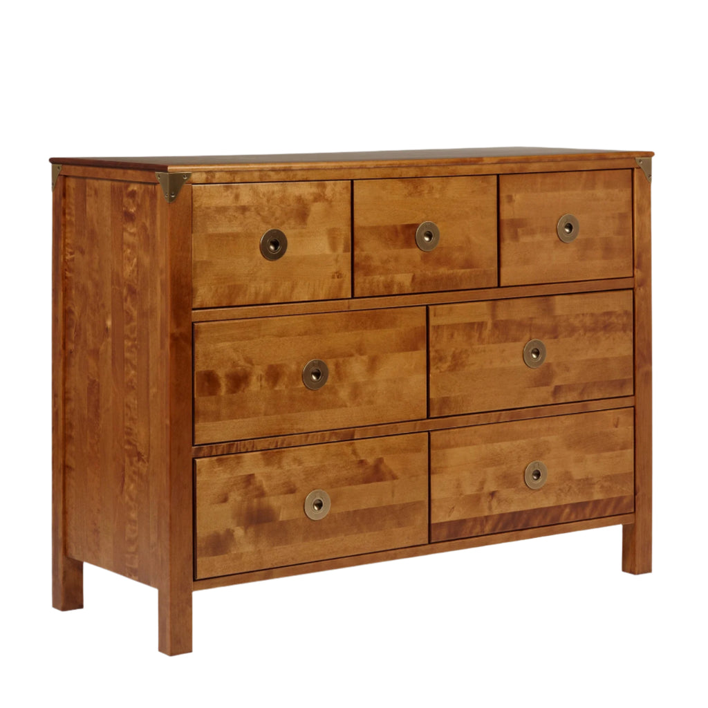 LAURA ASHLEY Balmoral 7-Drawer Honey Chest of Drawers in Birch 3