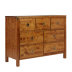 LAURA ASHLEY Balmoral 7-Drawer Honey Chest of Drawers in Birch 3