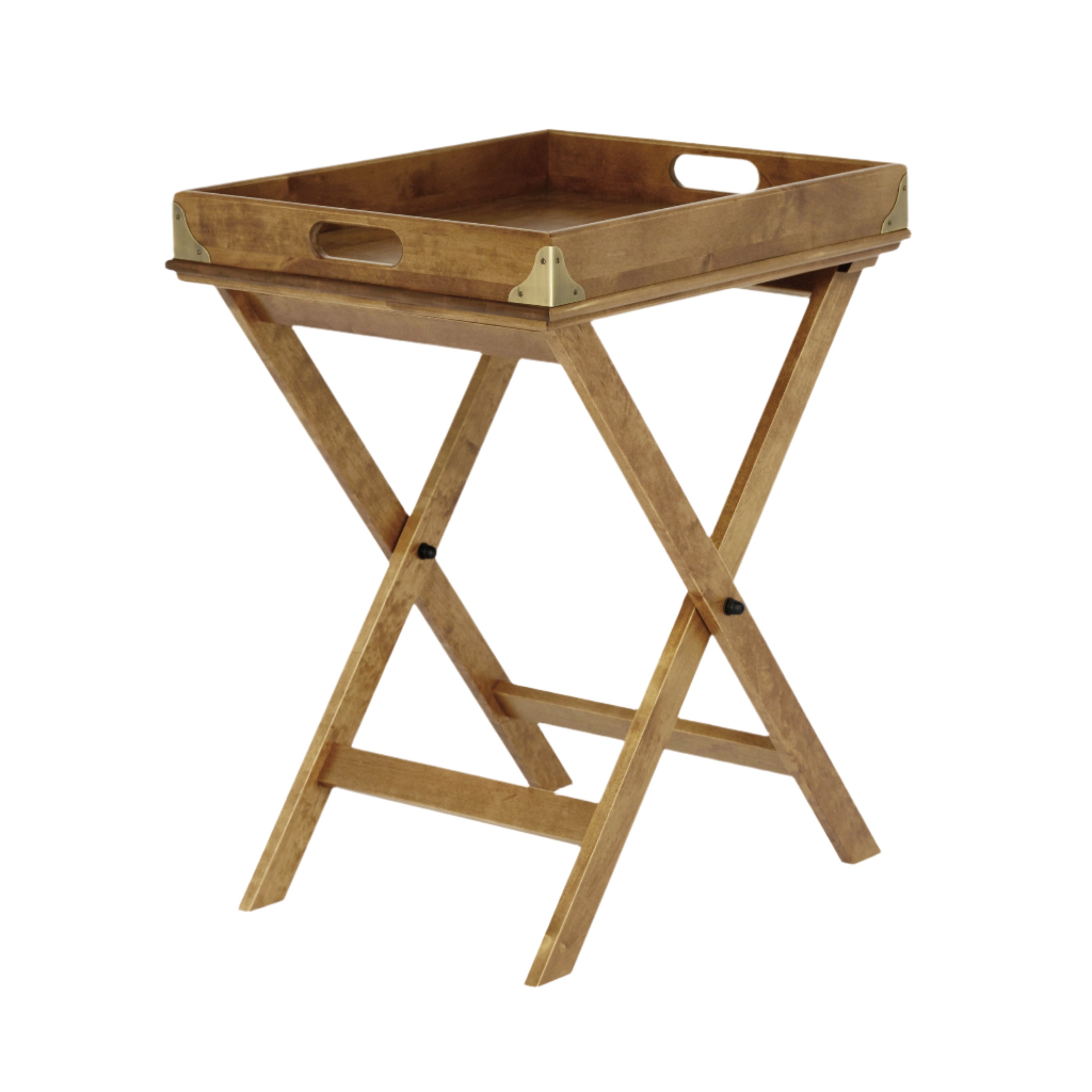 LAURA ASHLEY Balmoral Honey Butler’s Tray in Birch, 52 x 43 cm