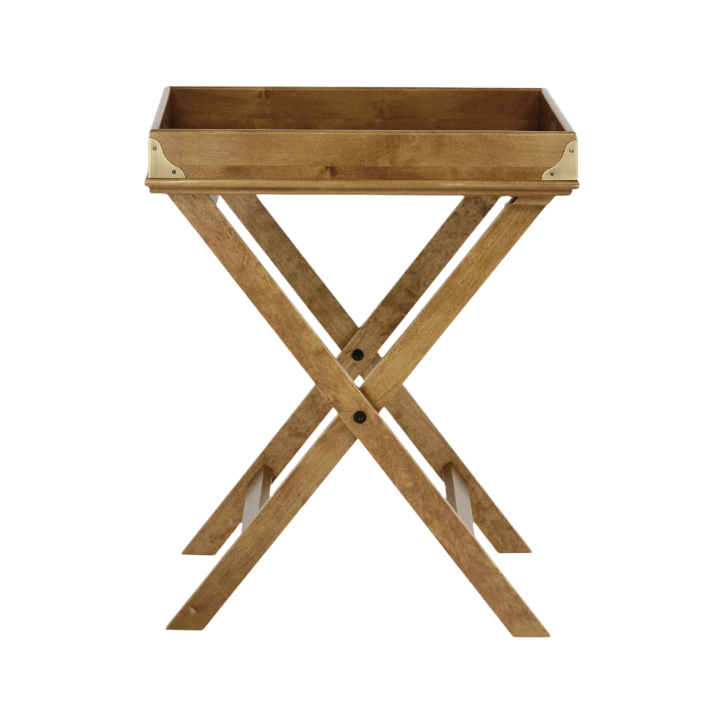 LAURA ASHLEY Balmoral Honey Butler’s Tray in Birch, 52 x 43 cm