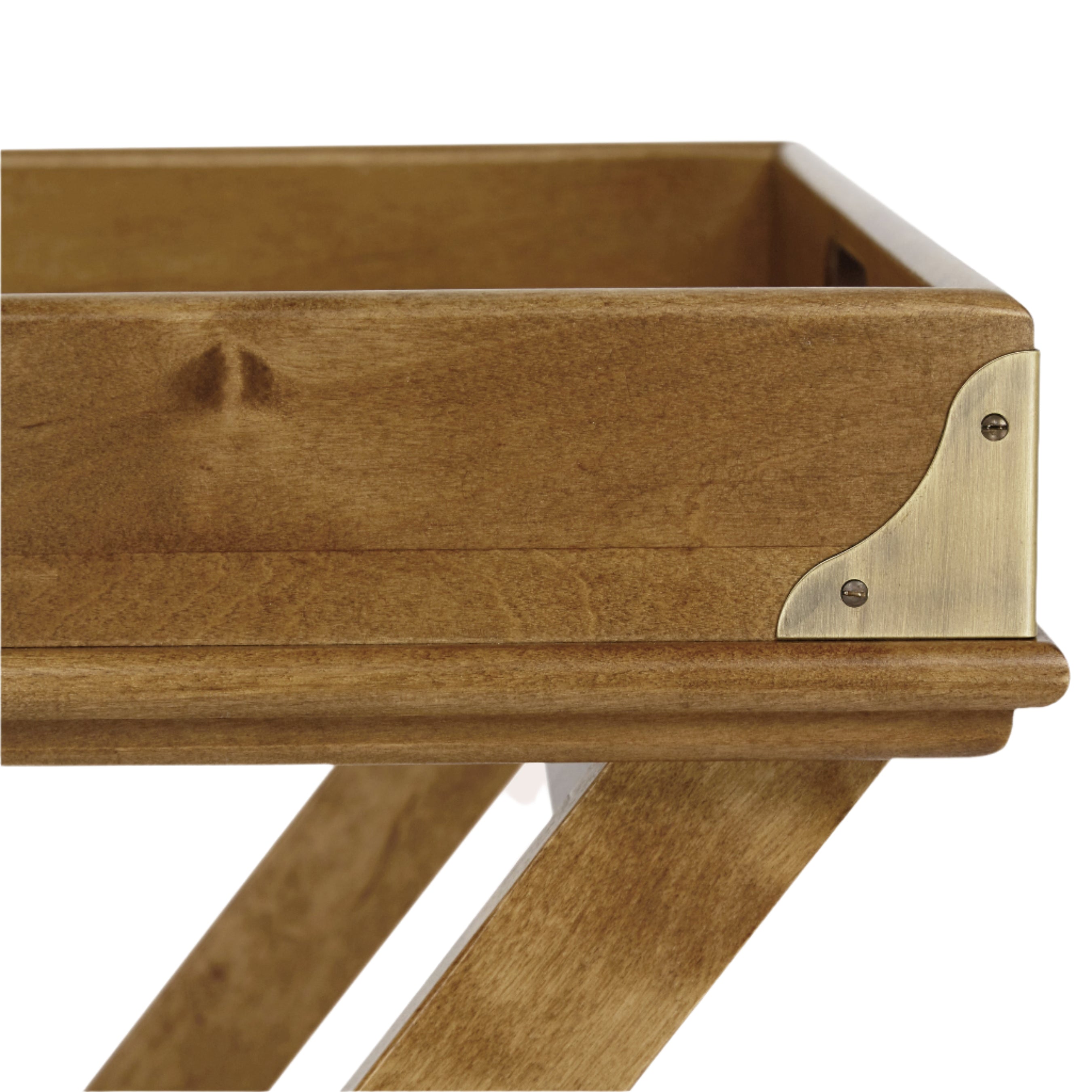 LAURA ASHLEY Balmoral Honey Butler’s Tray in Birch, 52 x 43 cm
