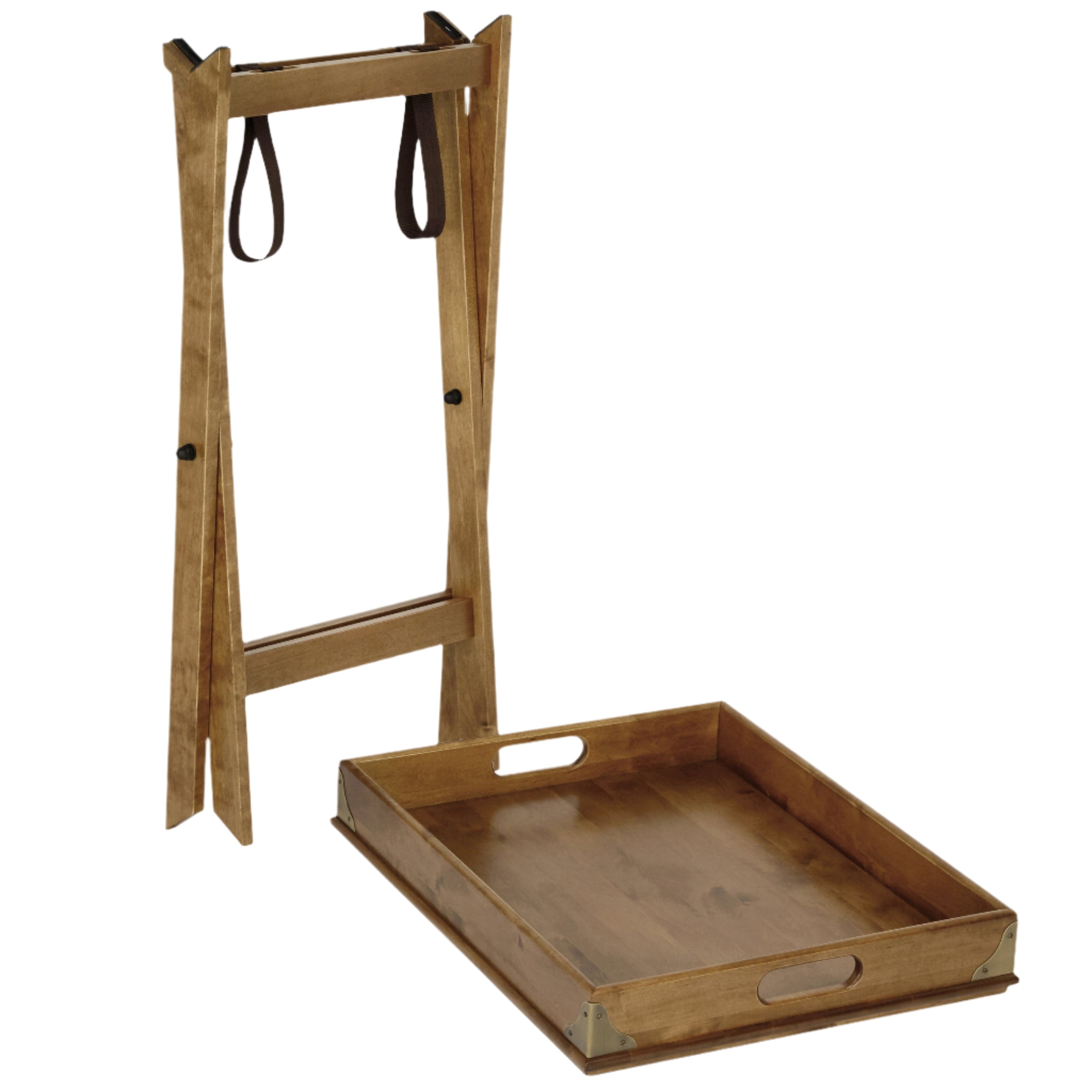 LAURA ASHLEY Balmoral Honey Butler’s Tray in Birch, 52 x 43 cm