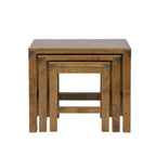 LAURA ASHLEY Balmoral Nest of 3 Tables, Honey, in Birch