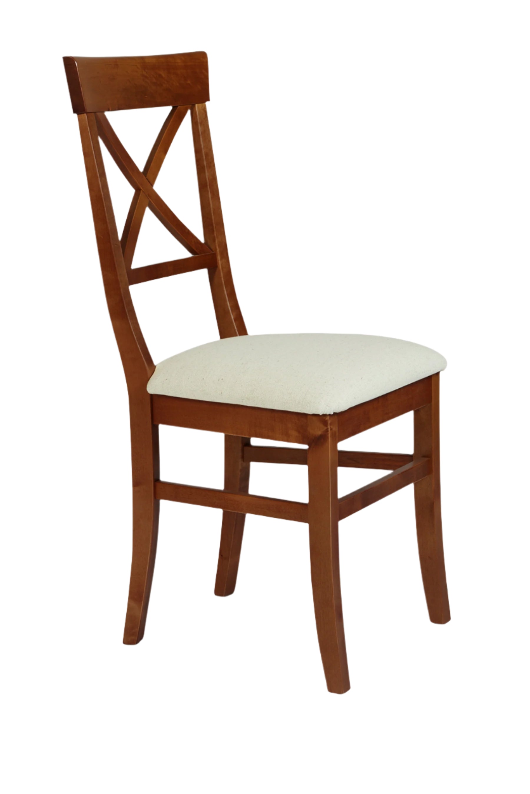 LAURA ASHLEY Balmoral Pair of Dark Chestnut Dining Chairs in Birch