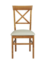 LAURA ASHLEY Balmoral Pair of Honey Dining Chairs in Birch