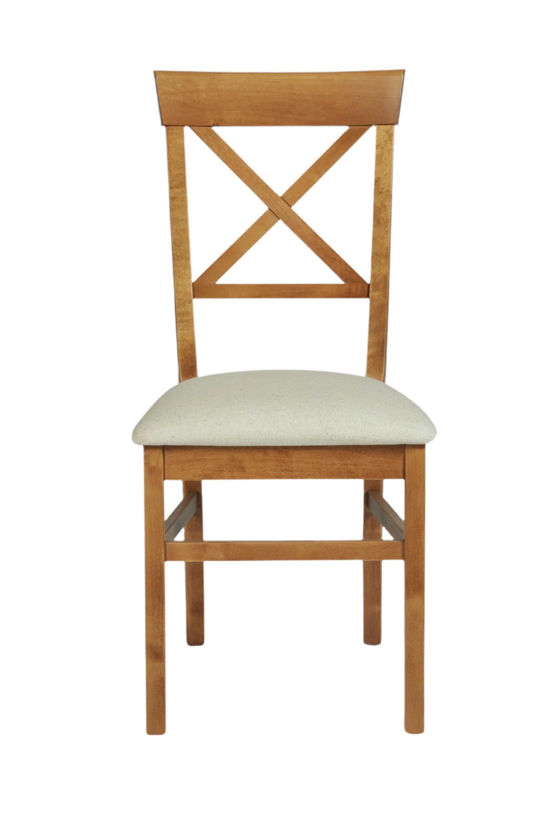 LAURA ASHLEY Balmoral Pair of Honey Dining Chairs in Birch