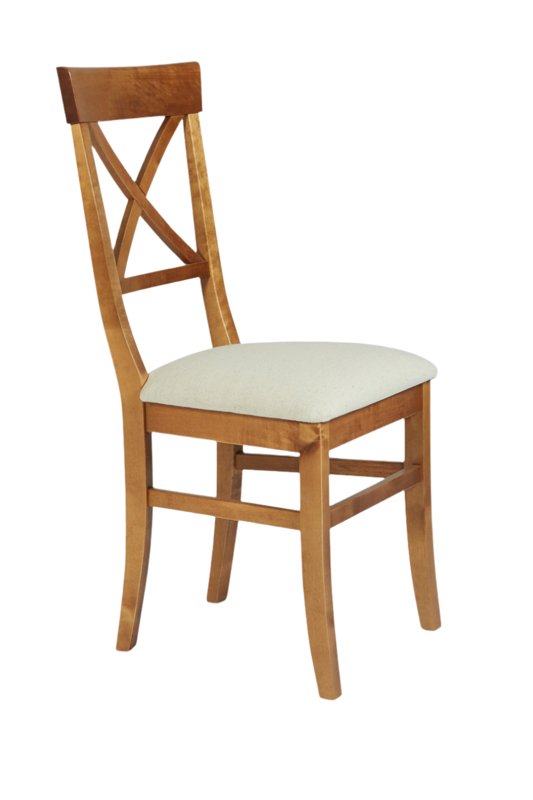 LAURA ASHLEY Balmoral Pair of Honey Dining Chairs in Birch