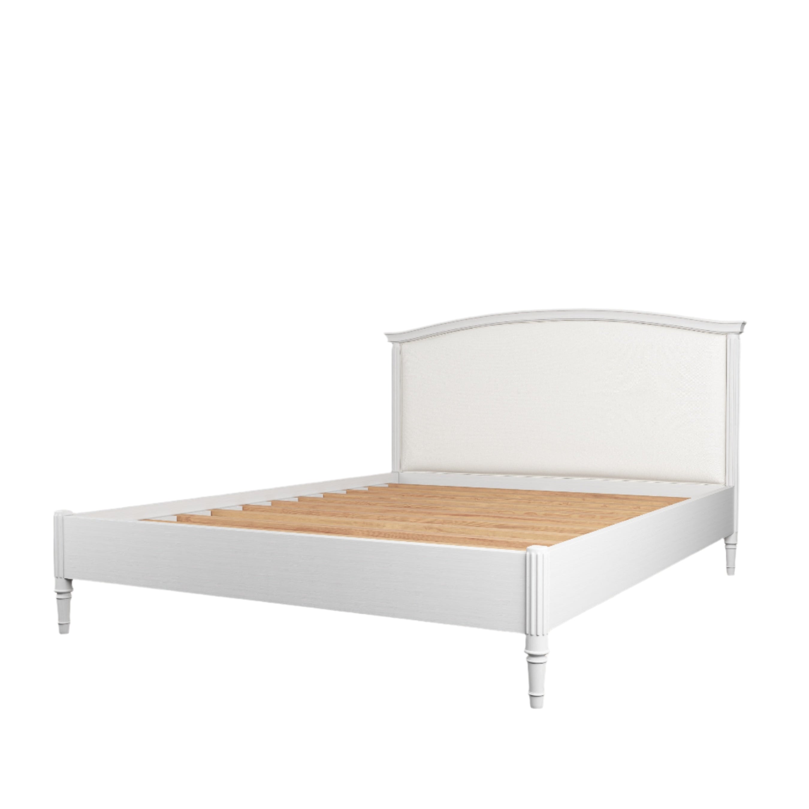 LAURA ASHLEY Bramford DOUBLE Bed Frame in Whitewashed Oak