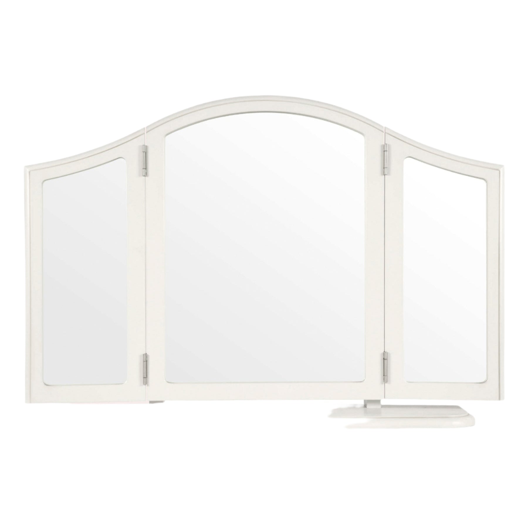 LAURA ASHLEY Clifton Dove Grey Dressing Table Mirror in Solid Wood, 80 x 57 x 17 cm