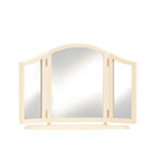 LAURA ASHLEY Clifton Ivory Dressing Table Mirror in Solid Wood, 80 x 57 x 17 cm