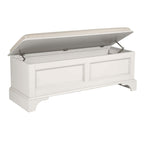 LAURA ASHLEY Clifton Solid Wood Blanket Box in Dove Grey 3