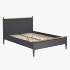 LAURA ASHLEY Eleanor | KING SIZE Bed Frame | Charcoal and Oak