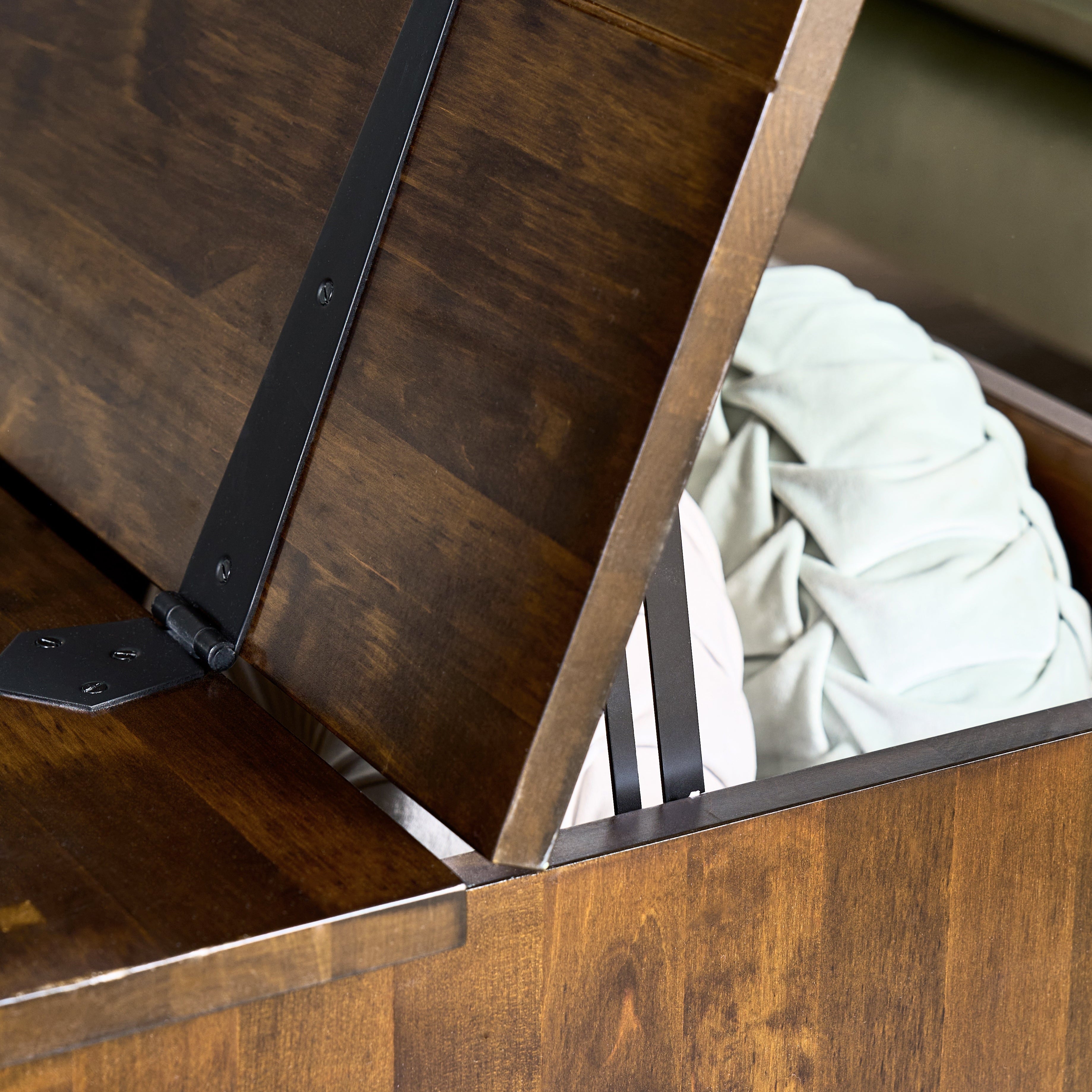 LAURA ASHLEY Garrat | 12-Drawer Coffee Table | Dark Chestnut | Birch