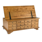 LAURA ASHLEY Garrat | 12-Drawer Coffee Table | Honey | Birch
