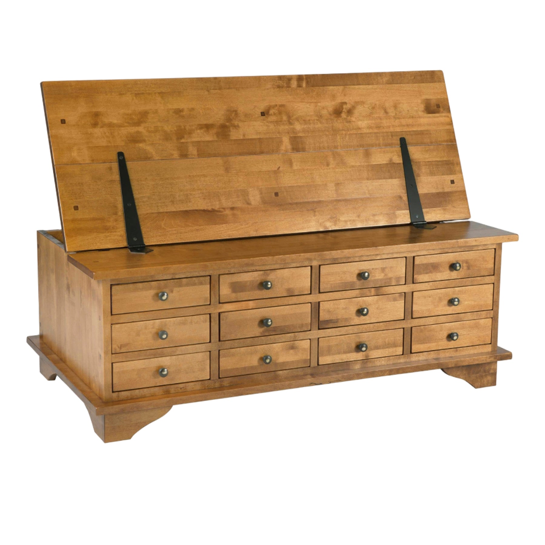 LAURA ASHLEY Garrat | 12-Drawer Coffee Table | Honey | Birch